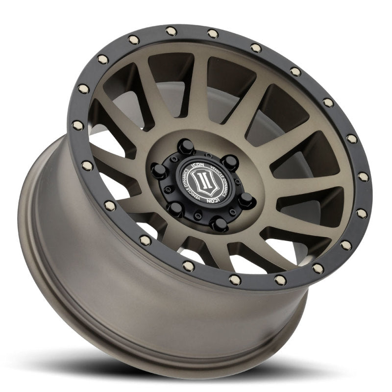 ICON Compression 17x8.5 6x135 6mm Offset 5in BS 87.1mm Bore Bronze Wheel