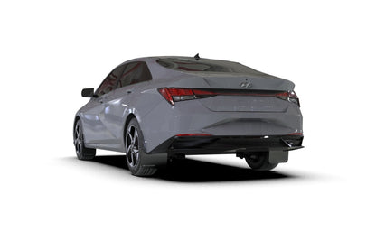 Rally Armor 21-23 Hyundai Elantra Black UR Mud Flap w/Grey Logo