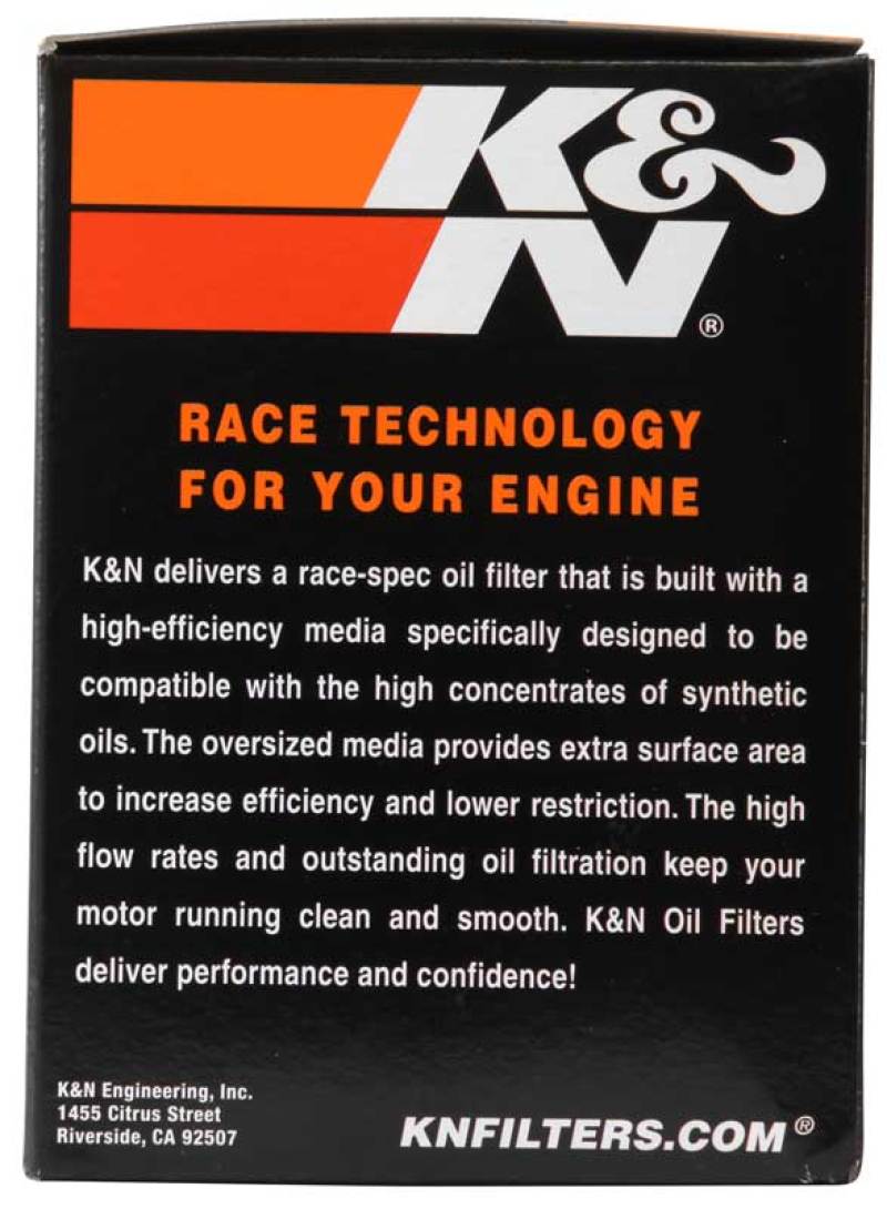 K&N Oil Filter 02-10 Harley Davidson VRSC 3in OD x 3.844in Height