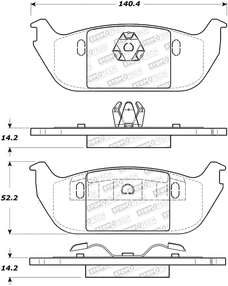 StopTech Street Brake Pads