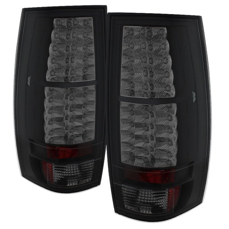 Spyder Chevy Suburban/GMC Yukon/Yukon Denali 07-14 LED Tail Lights Blk Smke ALT-YD-CSUB07-LED-BSM