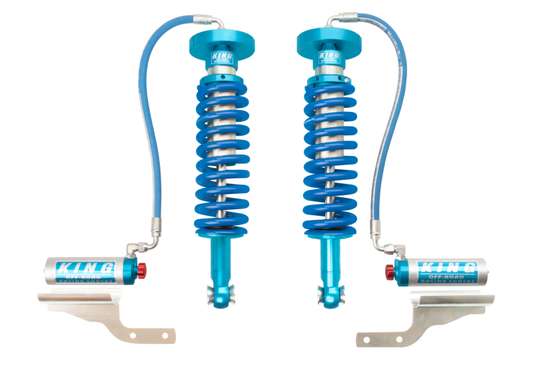 King Shocks 09-13 Ford F150 2WD/4WD Front 2.5 Dia Remote Reservoir Coilover w/Adjuster (Pair)