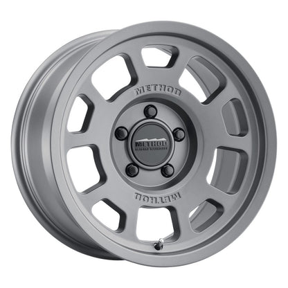 Method MR705 17x8.5 +35mm Offset 5x150 110.5mm CB Titanium Wheel