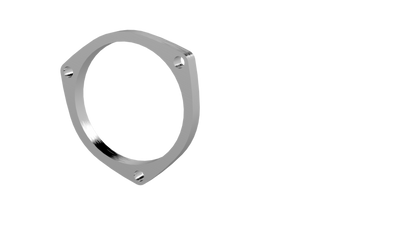 QTP 4in Weld-On QTEC 3 Bolt Flange