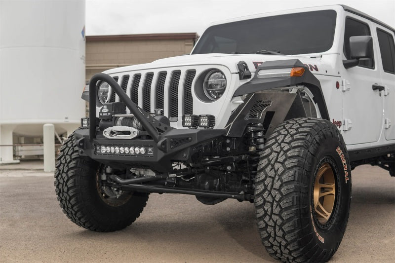 Addictive Desert Designs 2018 Jeep Wrangler JL Raw Aluminum Rock Fighter Front Inner Fender Liner