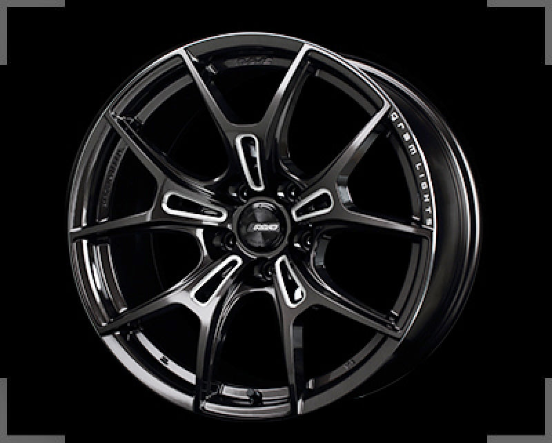 Gram Lights 57FXZ 20x9.5 +35 5-120 Super Dark Gunmetal & Machining Rim Edge DC Wheel