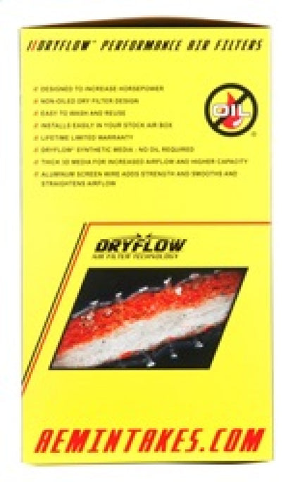 AEM Dryflow 4in x 7in Dryflow W/O Hole