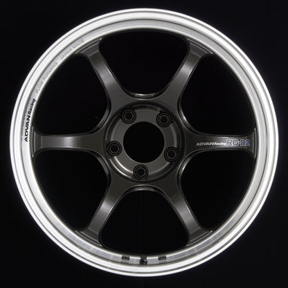 Advan RG-D2 18x8.5 +37 5x114.3 Machining and Black Gunmetallic Wheel