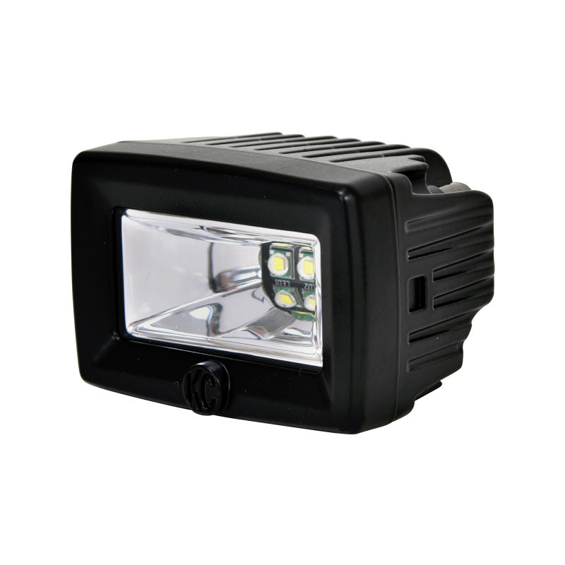 KC HiLiTES C-Series C2 LED 2in. Backup Area Flood Light 20w (Single) - Black