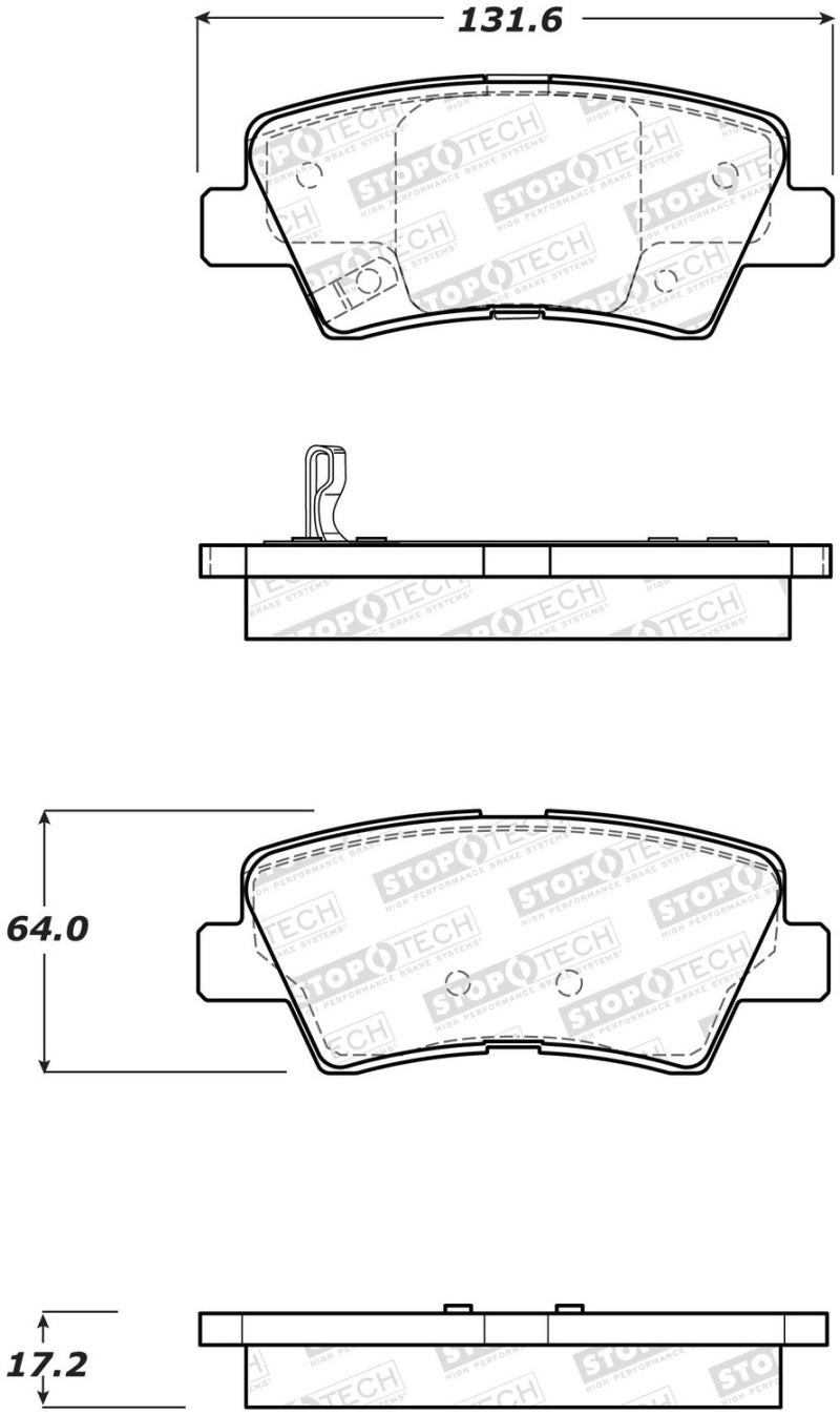 StopTech Street Brake Pads