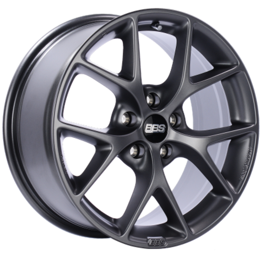 BBS SR 18x9 5x112 ET21 CB66.5 Satin Grey Wheel