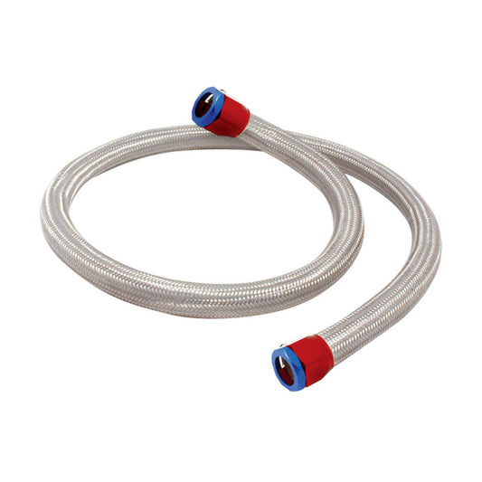 Spectre Stainless Steel Flex Heater Hose Kit 5/8in. Diameter - 4ft. Red/Blue