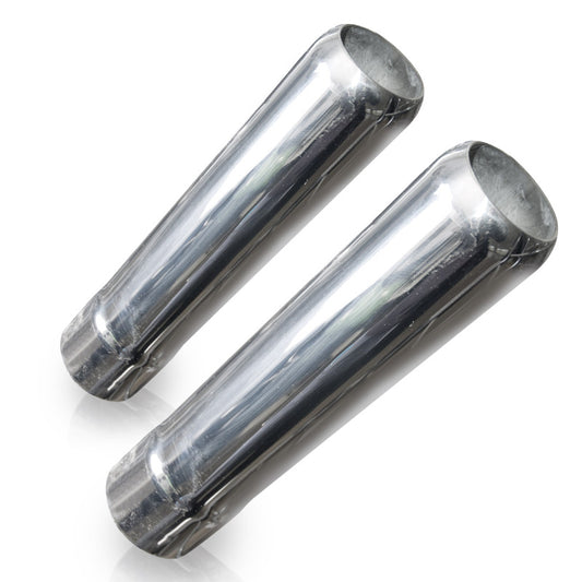 Stainless Works Pencil Cut Exhaust Tips 3in Body 3in ID Inlet