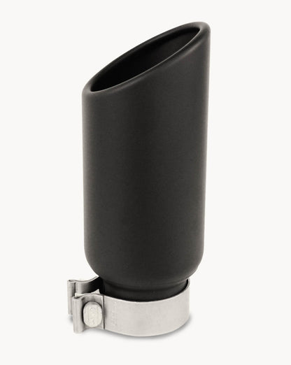 Go Rhino Exhaust Tip - Black - ID 2 3/4in x L 10in x OD 4in