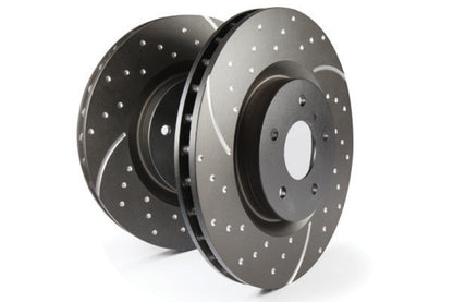 EBC 05-07 Ford F250 (inc Super Duty) 6.0 TD (Harley-Davidson) GD Sport Front Rotors
