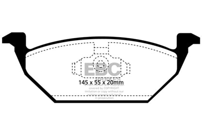 EBC 98-99 Volkswagen Beetle 2.0 Ultimax2 Front Brake Pads