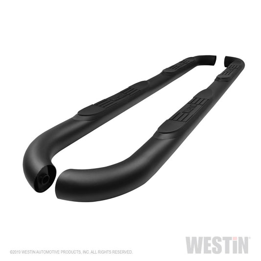 Westin 18-22 Jeep Wrangler JLU 4dr. E-Series 3 Nerf Step Bars - Tex. Blk