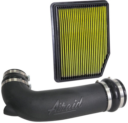 Airaid 19-20 Chevrolet Silverado 1500 V6-4.3L Jr Intake Kit - Oiled / Yellow Media