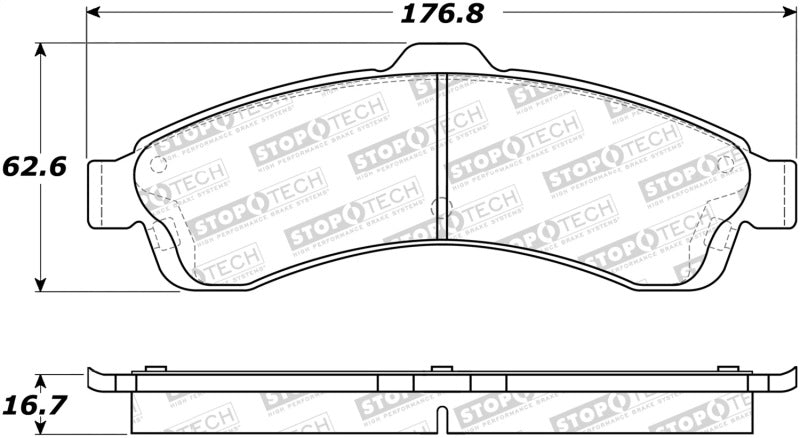 StopTech Street Brake Pads