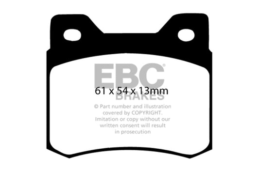 EBC 84-86 Mercedes-Benz 190/190E 2.3 Ultimax2 Rear Brake Pads