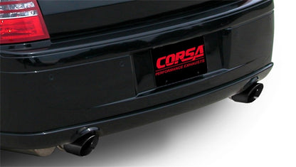 Corsa 2005-2010 Dodge Charger SRT-8 6.1L V8 Black Xtreme Cat-Back Exhaust