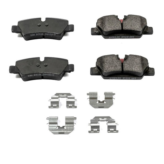 Power Stop 15-19 Mini Cooper Rear Z17 Evolution Ceramic Brake Pads w/Hardware