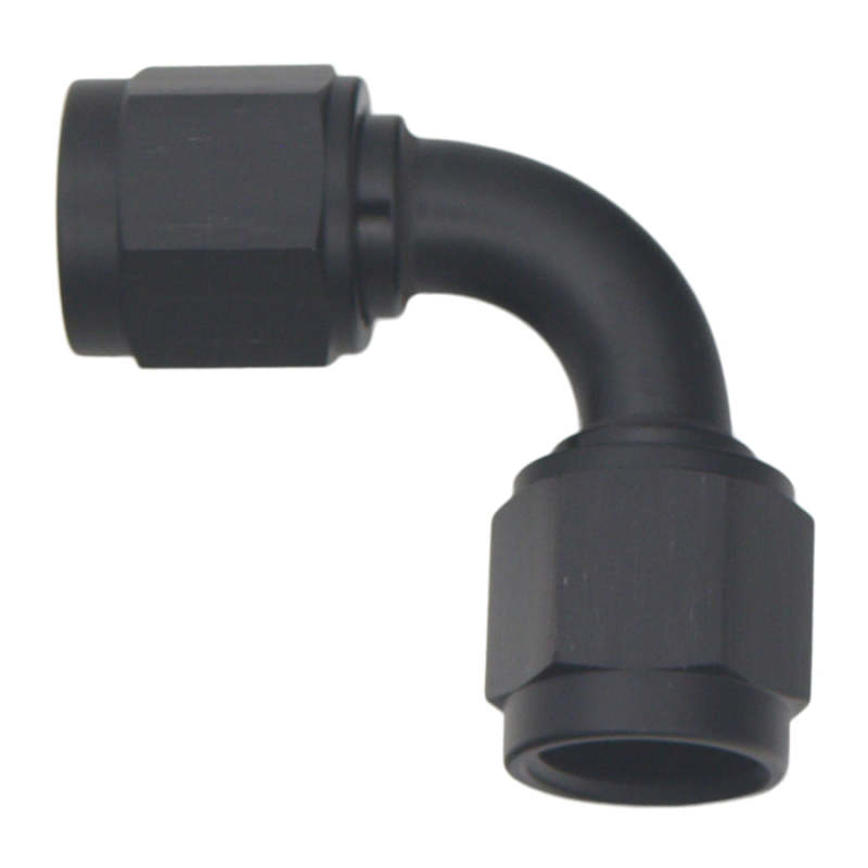 DeatschWerks 6AN Flare Female Swivel 90-Degree to 6AN Flare Female Swivel - Anodized Matte Black