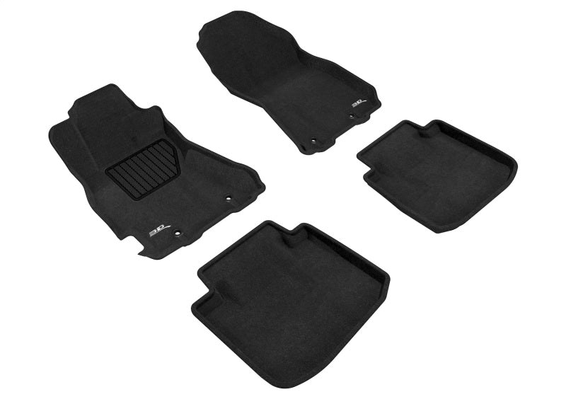 3D Maxpider 15-19 Subaru Legacy/ Outback Elegant 1st 2nd Row - Floor Mat Set (Black)