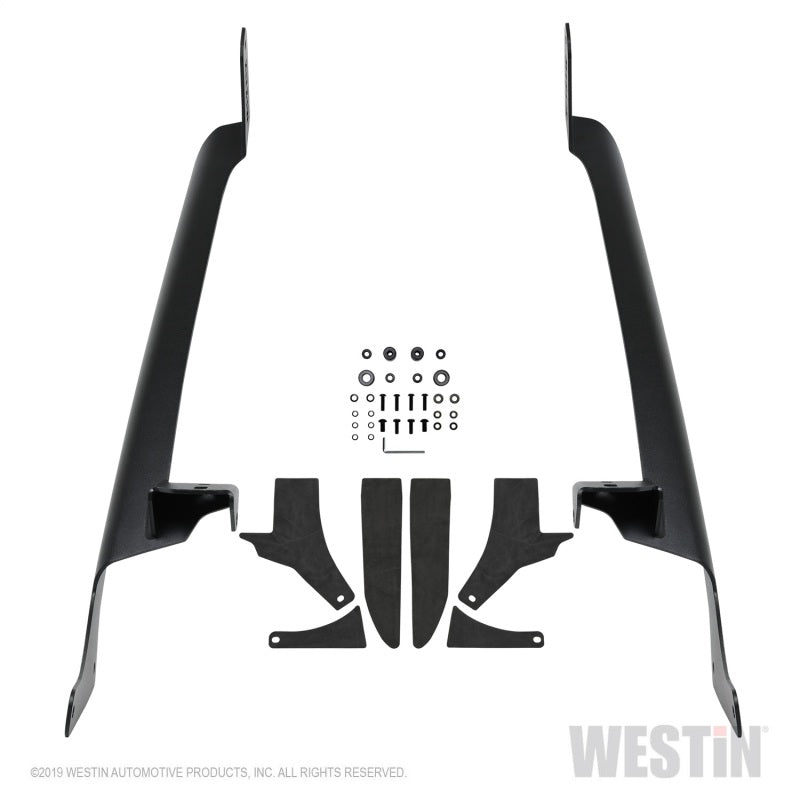Westin 18-19 Jeep Wrangler Pillar LED Light Mount - Textured Black
