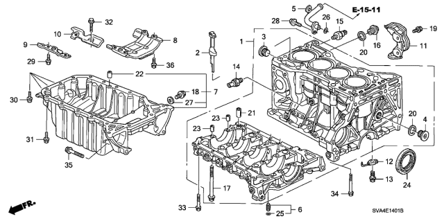 Honda - 2006-2011 Civic Si Oil Pan