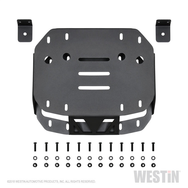 Westin 18-19 Jeep Wrangler JL WJ2 Spare Tire Relocator - Textured Black