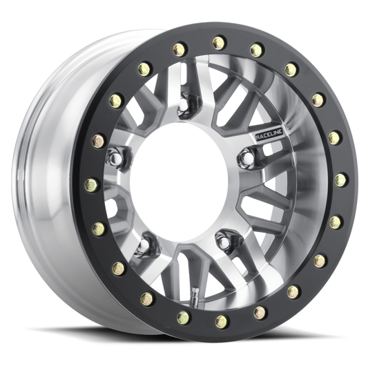 Raceline RT260M Ryno 17x8in / 5x205 BP / -28mm Offset / 160mm Bore - Machined Beadlock Wheel