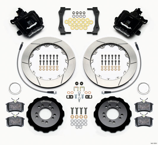 Wilwood Combination Parking Brake Rear Kit 12.88in 2013-Up Ford Focus ST w/ Lines