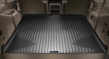 Husky Liners 21-23 Jeep Grand Cherokee L (Over Flat 3rd Row Seats) WeatherBeater Cargo Liner - Black