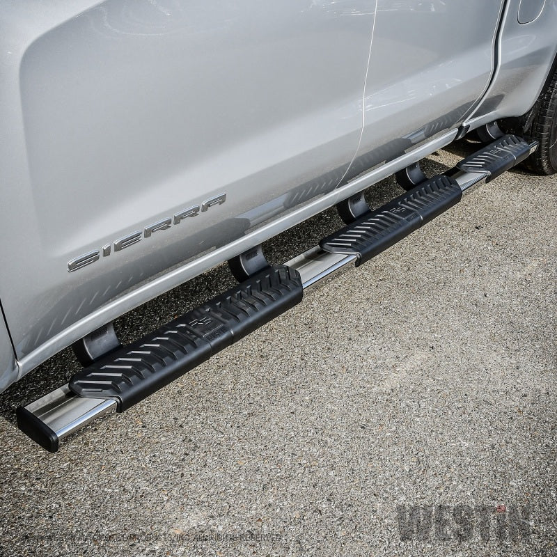 Westin 2019 Chevrolet Silverado/Sierra 1500 Crew Cab (5.5ft) R5 Modular Nerf Step Bars - SS