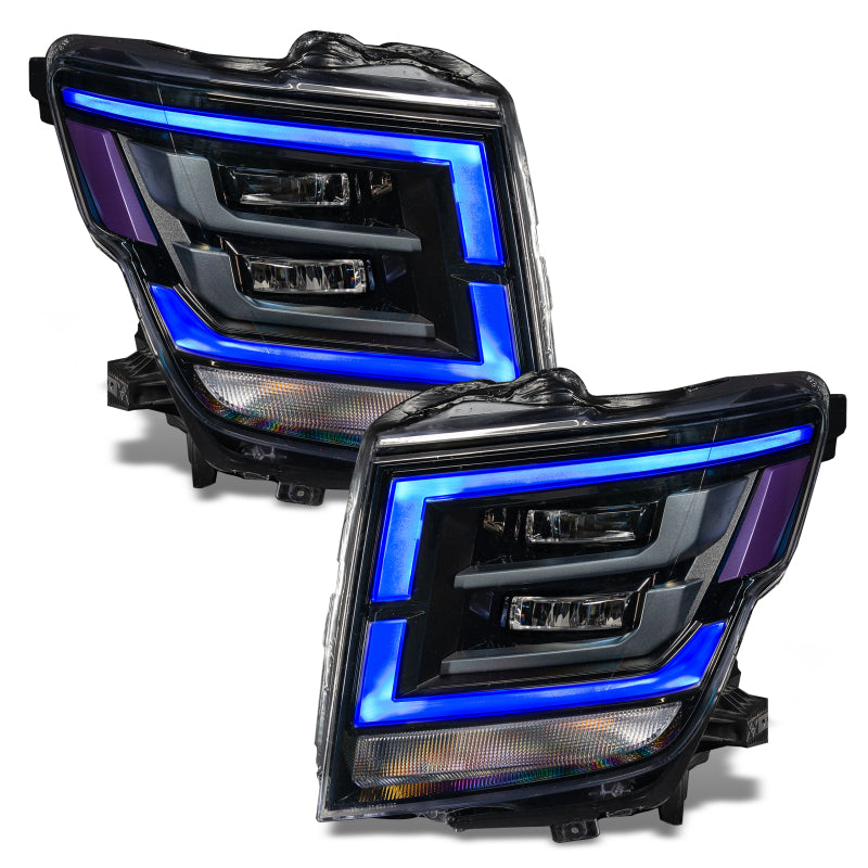 Oracle 21-22 Nissan Titan RGB+W Headlight DRL Upgrade - ColorSHIFT w/ Simple Controller SEE WARRANTY