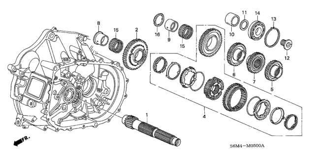 Honda - K-Series 5 Speed Distance Collar