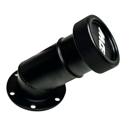 DeatschWerks Angled Filler Neck w/Cap - Matte Black