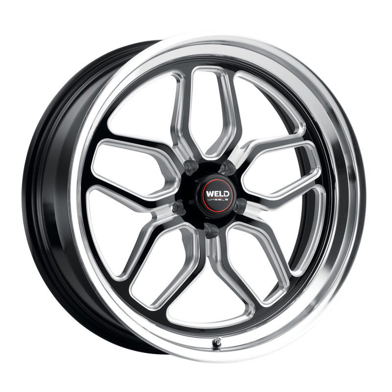 Weld S107 22X10.5 Laguna 5X120.7 ET13 BS6.25 Gloss Black MIL Dia 78.1