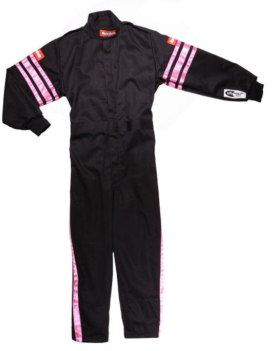 RaceQuip Pink Trim SFI-1 JR. Suit - KLarge