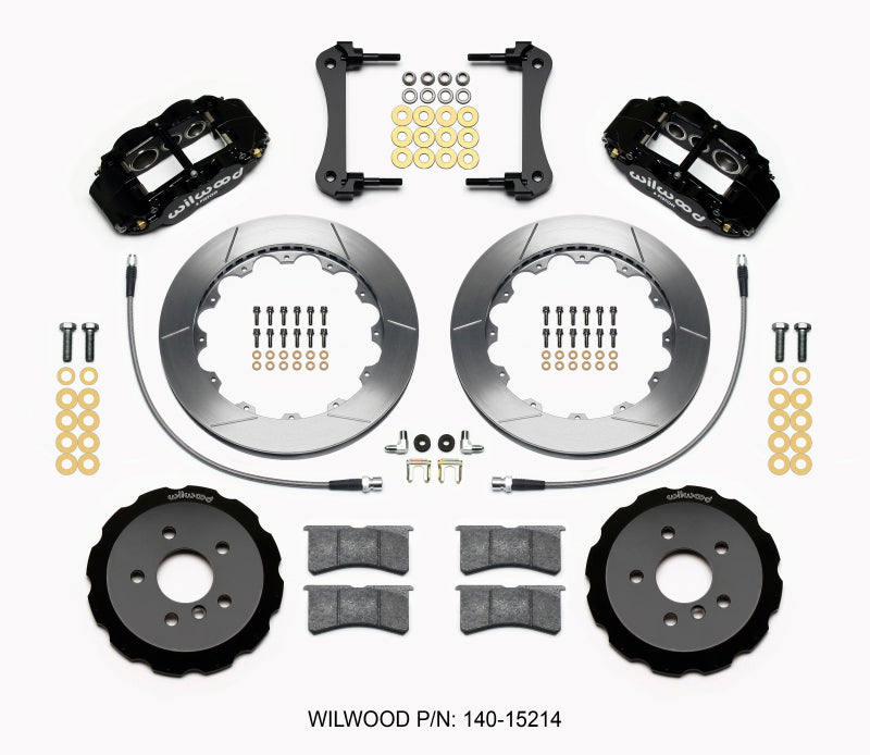 Wilwood Narrow Superlite 6R Front Hat Kit 12.88in 2014-2015 Mini Cooper w/Lines