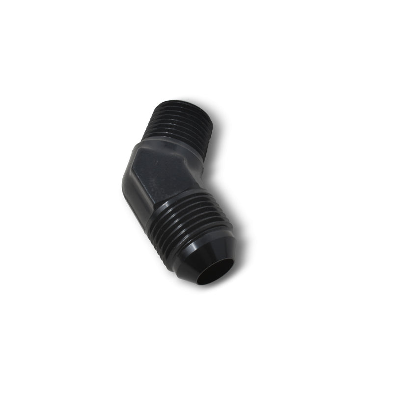 Russell Performance -6 AN to 1/4in NPT 45 Degree Flare to Pipe Adapter