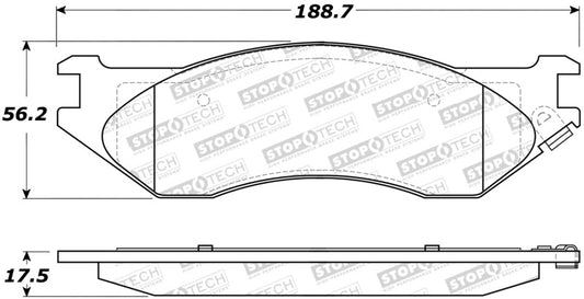 StopTech Street Brake Pads