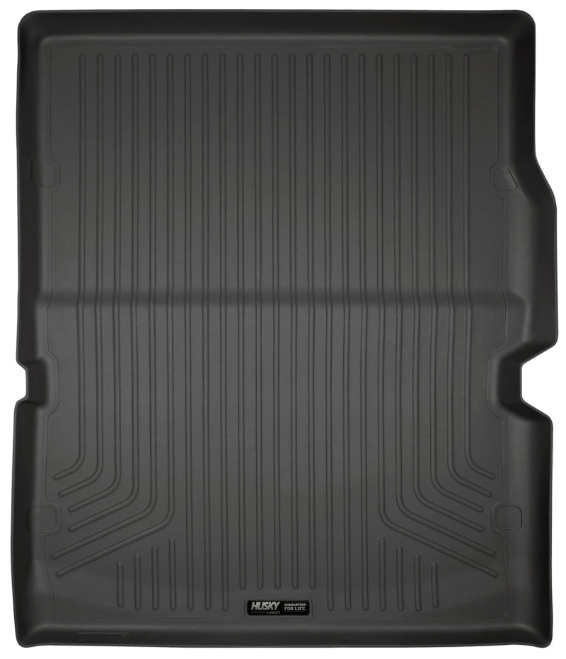 Husky Liners 11-22 Dodge Durango WeatherBeater (Over Folded 3rd Row) Black Rear Cargo Liner