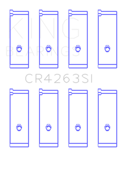 King Toyota 1ZZ-FE (Size .50) Rod Bearing Set