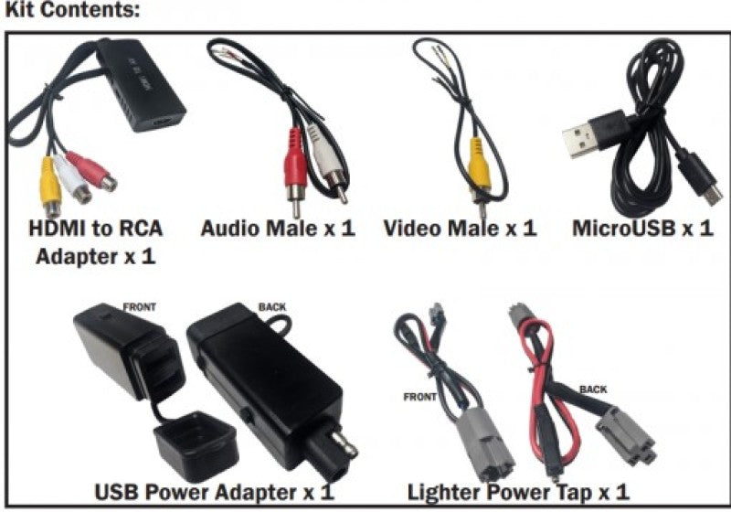 Tazer 15-17 Dodge Challenger/Charger/20-22 Jeep Gladiator/Wrangler HDMI AV Input Kit - Type A