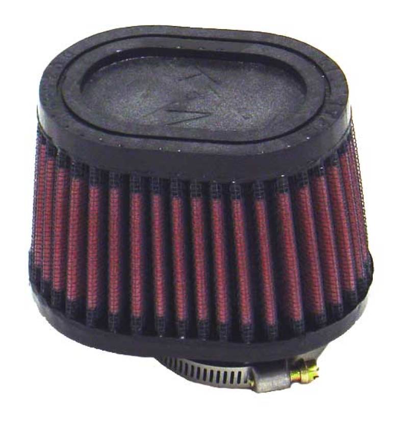 K&N Univ Clamp-On Air Filter - 1-3/4in FLG O/S 4in X 3in B 3in X 2in T 2-3/4inH OVAL