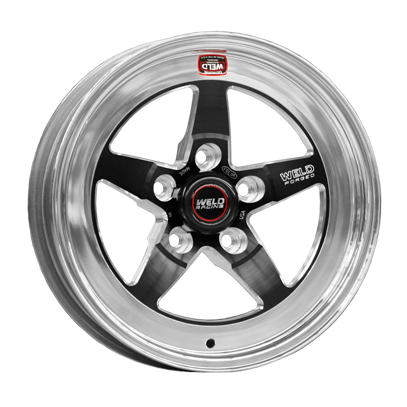 Weld S71 15x9.33 / 5x4.75 BP / 4.5in. BS Black Wheel (Low Pad) - Non-Beadlock