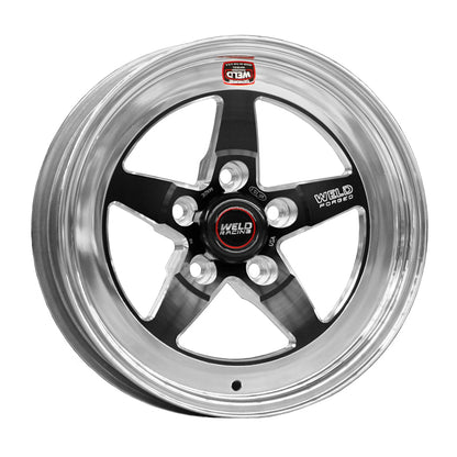 Weld S71 15x12.33 / 5x4.75 BP / 8.5in. BS Black Wheel (Low Pad) - Non-Beadlock