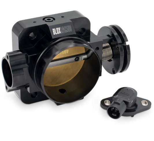 BLOX Racing Honda B/D/H/F Series Engines 70mm Black Billet Throttle Body V2